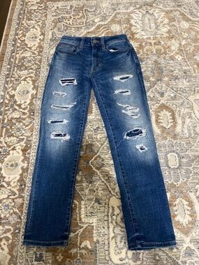 American eagle next level flex blue jeans womens 26 28